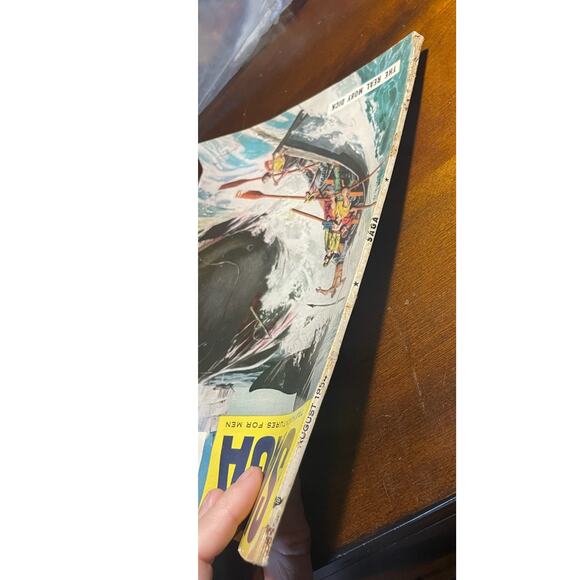 Saga Magazine | August 1954 | The Real Moby Dick | Pulp Adventure | Vintage - Picture 3 of 5
